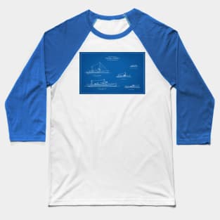 United States Coast Guard Patrol Vessels of the Prohibition Era - AD Baseball T-Shirt